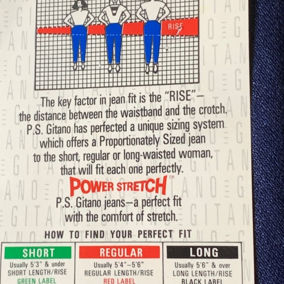 Vintage Gitano Jeans SZ 14 S - Picture 5 of 9